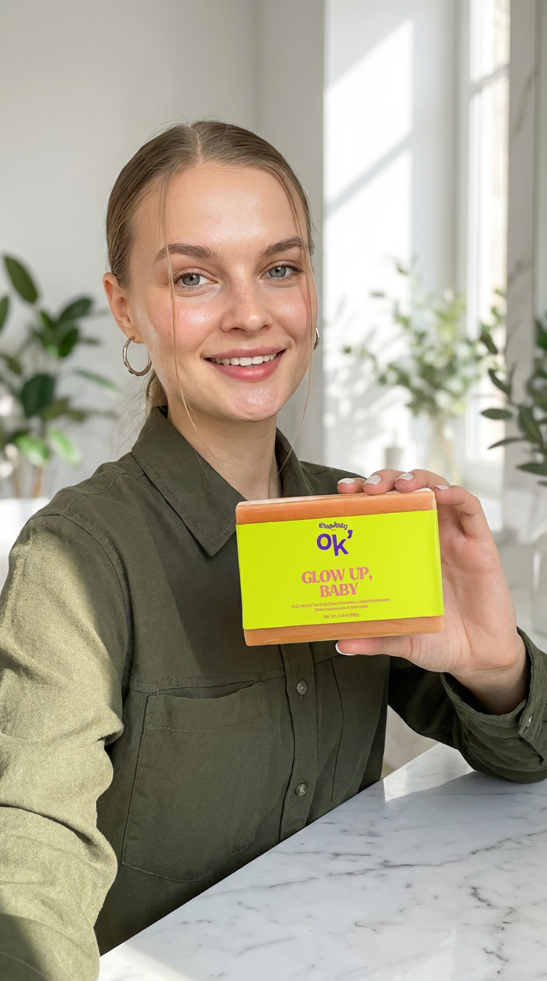 Glow Up, Baby - Magic Kojic Acid & Turmeric Soap